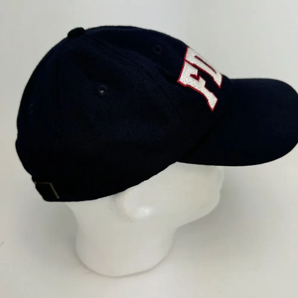 Vintage FDNY Blue Strapback Hat USA Made 90s Used Condition Dad Street Wear Cap